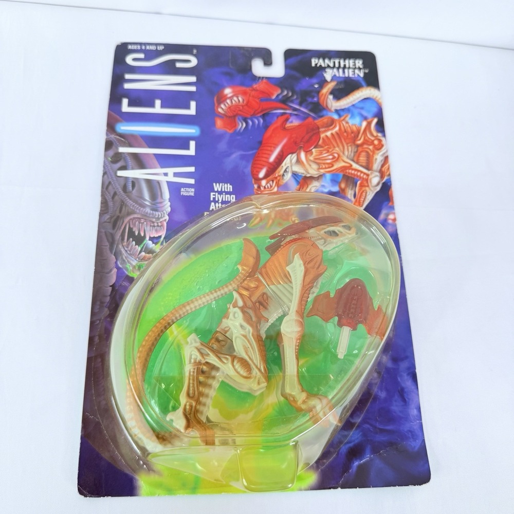 Aliens PANTHER ALIEN with Flying Attack Parasite Action Figure 1993 Kenner Movie